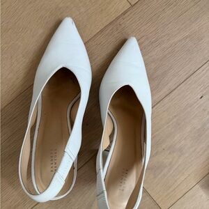 Barneys New York Cream Heels
